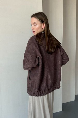 Жакет  LAMB078/01/Кофейный