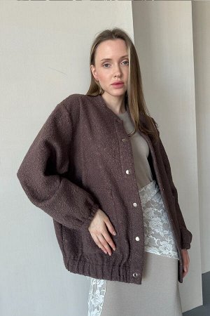 Жакет  LAMB078/01/Кофейный