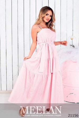 Женское платье 21156 розовый