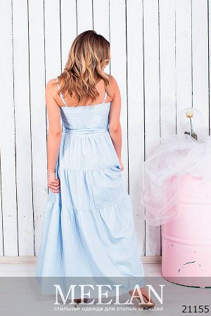 Женское платье 21155 голубой
