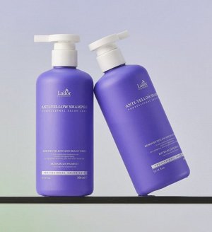 Шампунь для светлых волос для нейтрализации желтого пигмента - LADOR ANTI YELLOW SHAMPOO