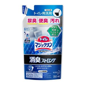 Чистящее и дезодорирующее пенящееся средство "Magiсclean" для туалета с ароматом трав (спрей, для предотвращения загрязнений, усиленный) 350 мл (мягкая упаковка), Япония