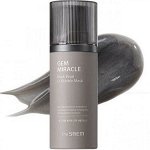 Кислородная маска с экстрактом черного жемчуга, The Saem Gem Miracle Black Pearl O2 Bubble Mask 105 гр