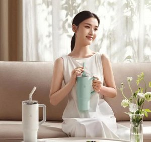 Термокружка Xiaomi Mijia Sippy Cup (MJXGB01RM) 1Л