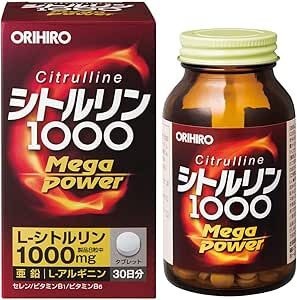 Orihiro Citrulline Mega Power 1000 -  комплекс с цитруллином