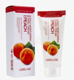 Крем, для рук с персиком, LEBELAGE, Ю.Корея, 100 г