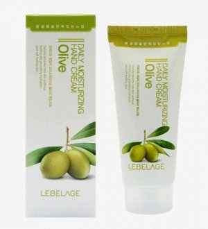 Крем, для рук с экстраком оливы, LEBELAGE, Ю.Корея, 100 г