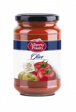 Соус томатный Оливки Alberto Poiatti Sugo pronto Olive e capperi