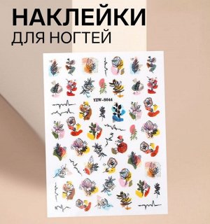 Наклейки для ногтей «Букет»