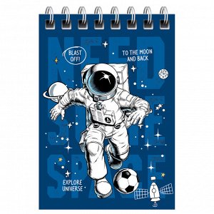 Блокнот 40 листов, А7(70*100 мм), на гребне, серия "МИКС для мальчиков", яркий дизайн, 1 шт, рис. в ассортименте
