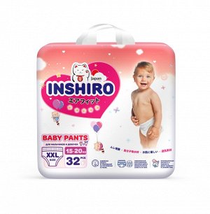 Подгузники трусики детские "INSHIRO" размер 6 / XХL (15-20кг), 32 шт
