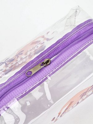 Пенал - косметичка Sun beauty, 14x8 см, ПВХ