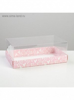 Коробка кондитерская 22 х8 х13,5 см Love для десерта 1/5