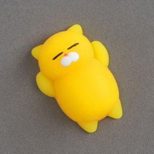 Антистресс игрушка - мялка «Кошечка», жёлтый