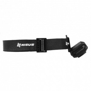 Фонарь налобный (N-HL19) NISUS PRO [50×42×35мм, IP44, 250LM, 850 мАч, 79г]