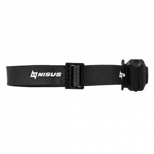 Фонарь налобный (N-HL19) NISUS PRO [50×42×35мм, IP44, 250LM, 850 мАч, 79г]