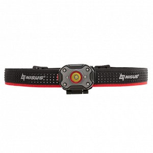 Фонарь налобный (N-HM3) NISUS PRO [42х35х33мм, 670 LM, IPX5, 200 мАч, USB, 27.3г]