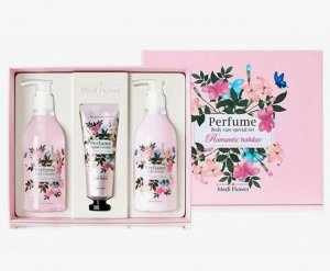 Набор, парфюмированный для тела/Perfume Body Care Special Set (Romantic Holiday), Medi Flower , Ю.Корея, 680 г