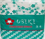 Бумага туал USIKI 3х слойная, 25м (10 рулонов)