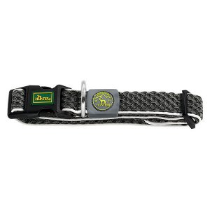 Ошейник Hunter Hilo Vario Basic 40-60 см, сетчатый текстиль, антрацит АКЦИЯ!