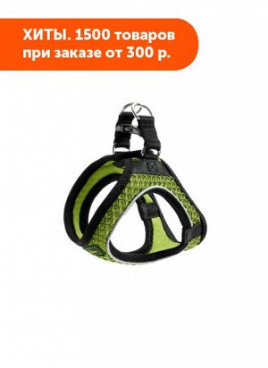 Шлейка для собак Hunter Hilo Comfort 33-36 см, сетчатый текстиль, лайм АКЦИЯ!