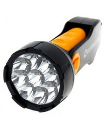 Фонарь  Ultra Flash  3816 (аккум 220В, черн/желт, 9 LED,  SLA, пластик,склад.вил.,уп.5шт.