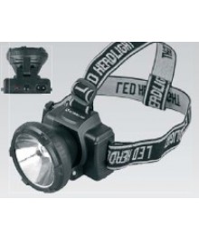 Фонарь  Ultra Flash  LED 5364 (налобн аккум 220В,черный,0,5 Ватт LED,2реж,пласт,бокс)