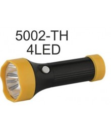 Фонарь  Ultra Flash  TH-5002 (фонарь черный,4LED,1реж,3ХR03,пласт, блист-пакет)