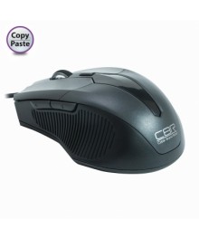 Мышь CBR CM 301 Grey, оптика, 2400dpi, эргон, 2 доп.кл., программируемые кнопки, USB