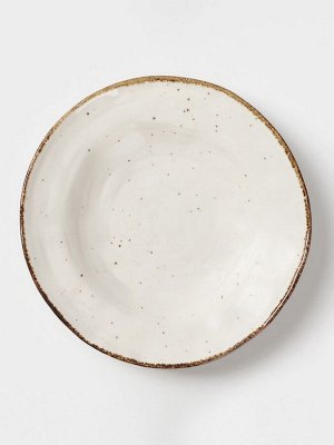 Тарелка глубокая Magistro Alpine Frost, 380 мл, 23x22.7x5 см, фарфор, белая