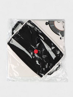 Корзина бельевая текстильная Доляна «Тигра», с ручками, 38x27x37 см