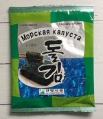 Морская капуста Дол Гим 16гр. Вкусный и низкокалорийный продукт. Содержит жизненно необходимые аминокислоты и комплекс витаминов в т.ч. ЙОД. т.м. Синянг пр. Ю.Корея (SIRIUS)