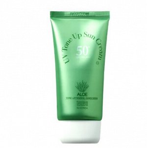 Крем, Солнцезащитный с Алоэ, 50 SPF, TENZERO, Ю.Корея, 70 г,