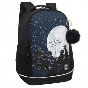 Рюкз Эта серия школьных детских рюкзаков GRIZZLY подходит для девочек от 7 лет ростом от 125 до 140 см.  
Рюкзаки отлично подойдут как для школы, так и прогулок и посещения секций. Они легкие  и вмест