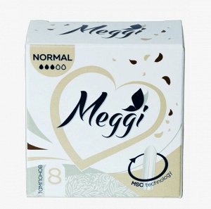 Тампоны , гигиенические NORMAL 8 штук, Meggi, Болгария, 27 г