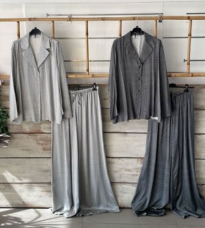 Костюм ОБЯЗАТЕЛЬНО УКАЖИТЕ ЖЕЛАЕМЫЙ ЦВЕТ!
100% viscose  💐💐💐
