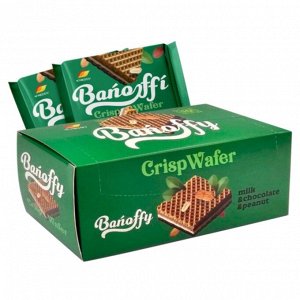 Вафли Banoffy хрустящие с кремовой начинкой 10*20г