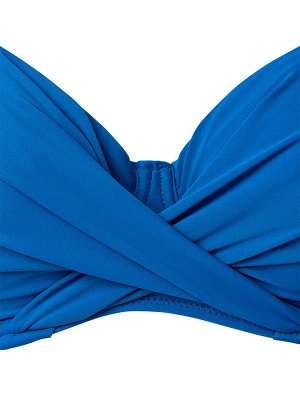 Раздельный однотонный купальник из матовой микрофибры.