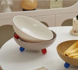 Декоративная фруктовая тарелка на ножках