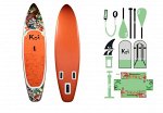 Сап-доска FUNWATER KOI ORANGE [350х84х15см, 15PSI, рюкзак, алюм.весло, плавник, лиш, насос, ремкоплект, до 200кг, 8,7кг]