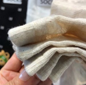 Носки COZY socks хлопковые с сетчатым рисунком, черный