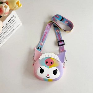 Детская сумка через плечо "Kuromi Rainbow"