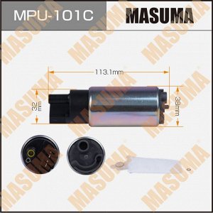 Насос топливный (бензонасос) Masuma, с графитовым коллектором, арт. MPU-101C