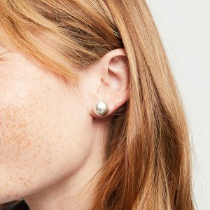 Серьги PEN0996 Ser Intrepida шарики сер.