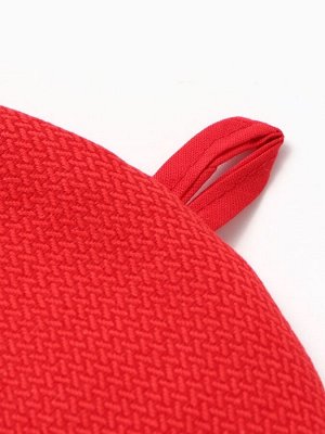 Грелка на чайник Этель Home collection red 28x28 см, 61% лён, 39% хлопок