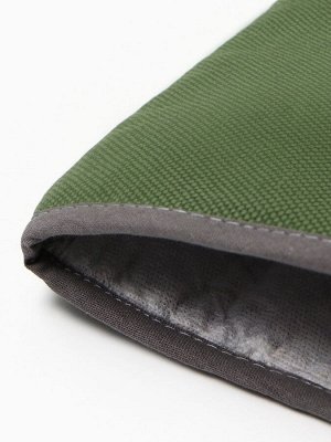 Грелка на чайник Этель Home collection green 28x28 см, 56% лён, 44% хлопок