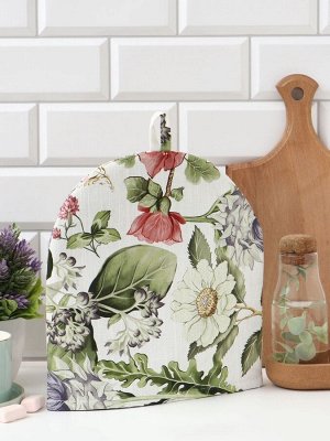 Грелка на чайник Этель Organic home 28x28 см, репс 210 г/м², 100% хлопок