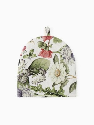 Грелка на чайник Этель Organic home 28x28 см, репс 210 г/м², 100% хлопок