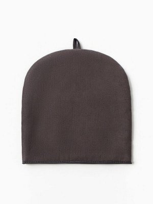 Грелка на чайник Этель Home collection grey 28x28 см, 56% лён, 44% хлопок