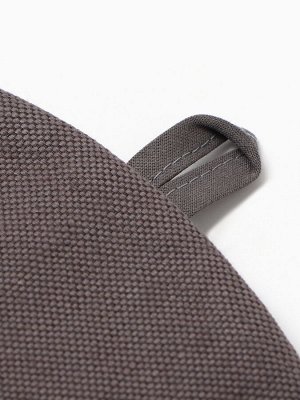 Грелка на чайник Этель Home collection grey 28x28 см, 56% лён, 44% хлопок